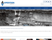 Tablet Screenshot of expeditionequipment.com.au